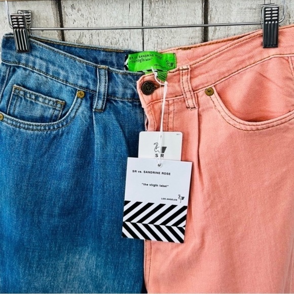 Sandrine Rose Free People Wide Leg Jeans Petal- NWT - Picture 11 of 15